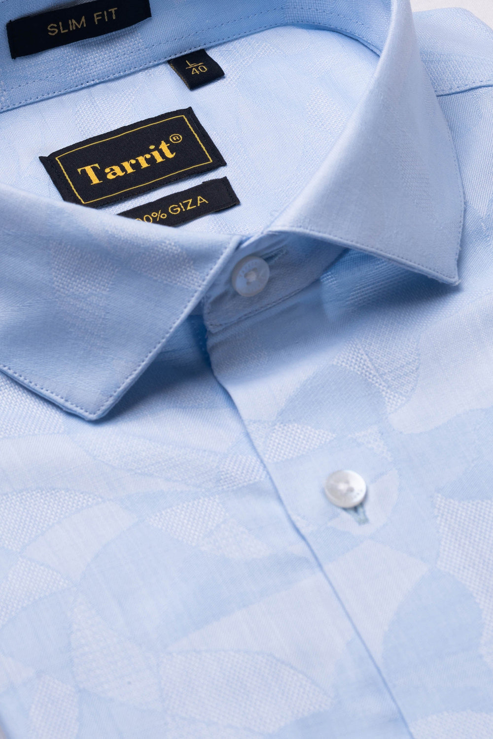 Five shirt collar types for men showing point, spread, cutaway, button-down and band collar designs.