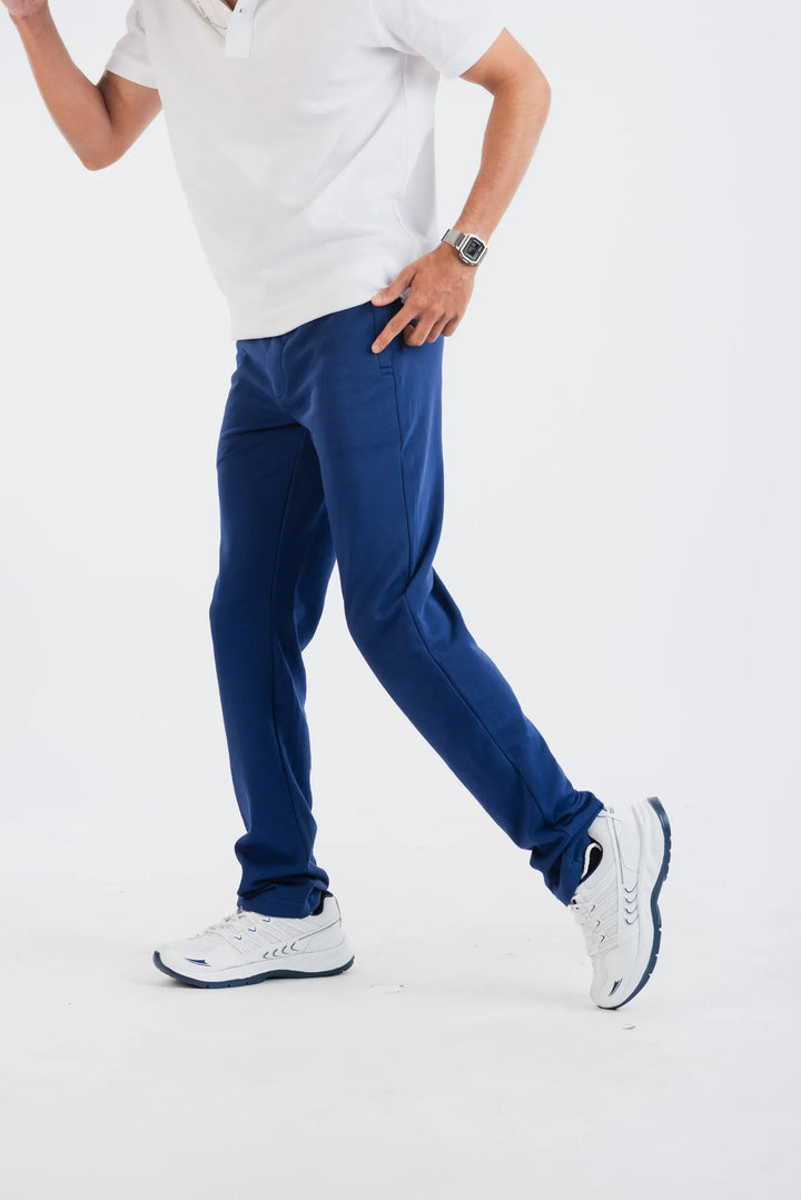 Navy blue joggers for men