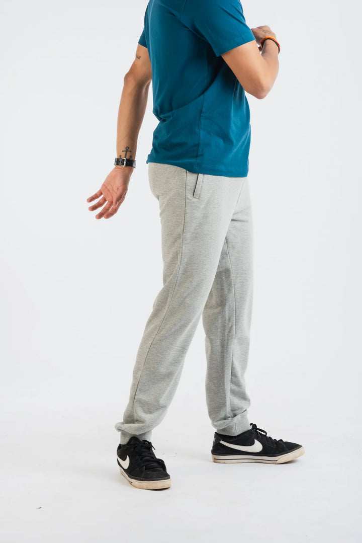 Grey joggers for men