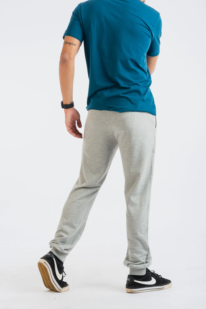 Grey joggers for men