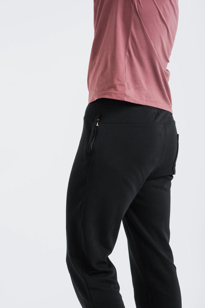 Black joggers for men