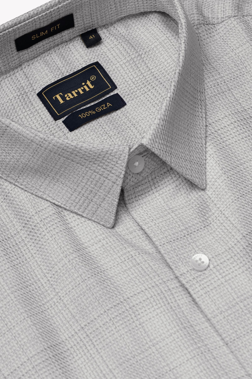 Versatile Tarrit Giza cotton check shirts in blue-and-white and monochrome, the easiest colours to style