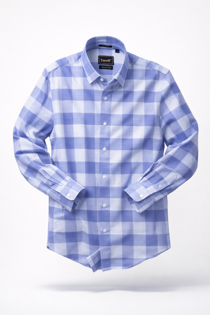 Premium custom made shirts for men in India by Tarrit with tailored fit and refined craftsmanship