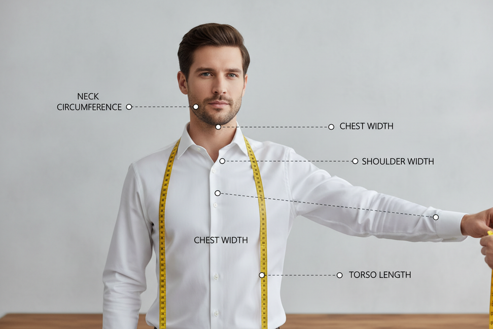 A Step-by-Step Guide to Measuring Yourself for the Perfect Shirt Fit