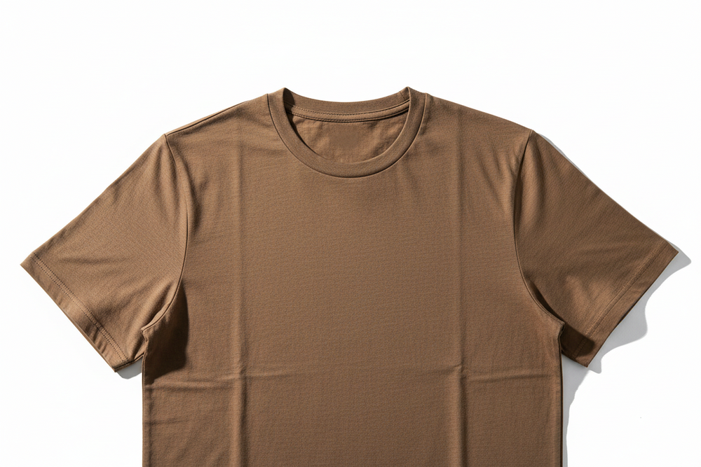 How do cotton T-shirts help regulate body temperature throughout the day?