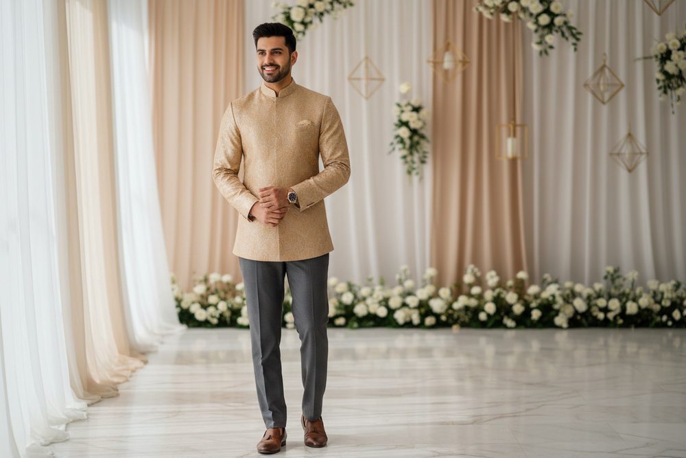 Modern Wedding Styling for Men: Elevating Your Look with Jacquard Shirts