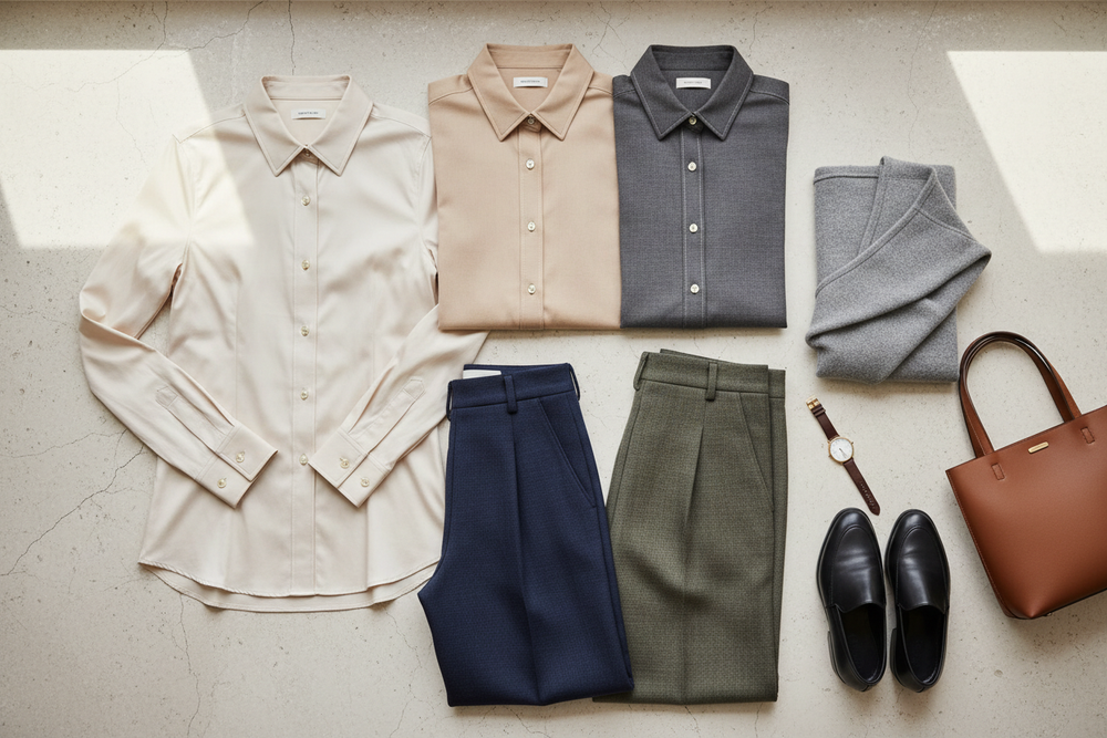 Quiet Luxury: Mastering Minimalist Office Wear for Women with Timeless Basics