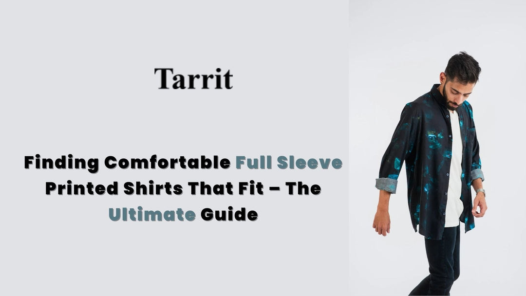 Men’s full sleeve floral printed shirt