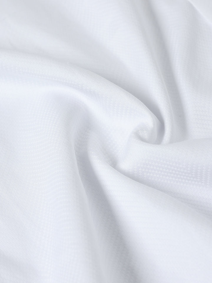 White Geometric Giza Shirt