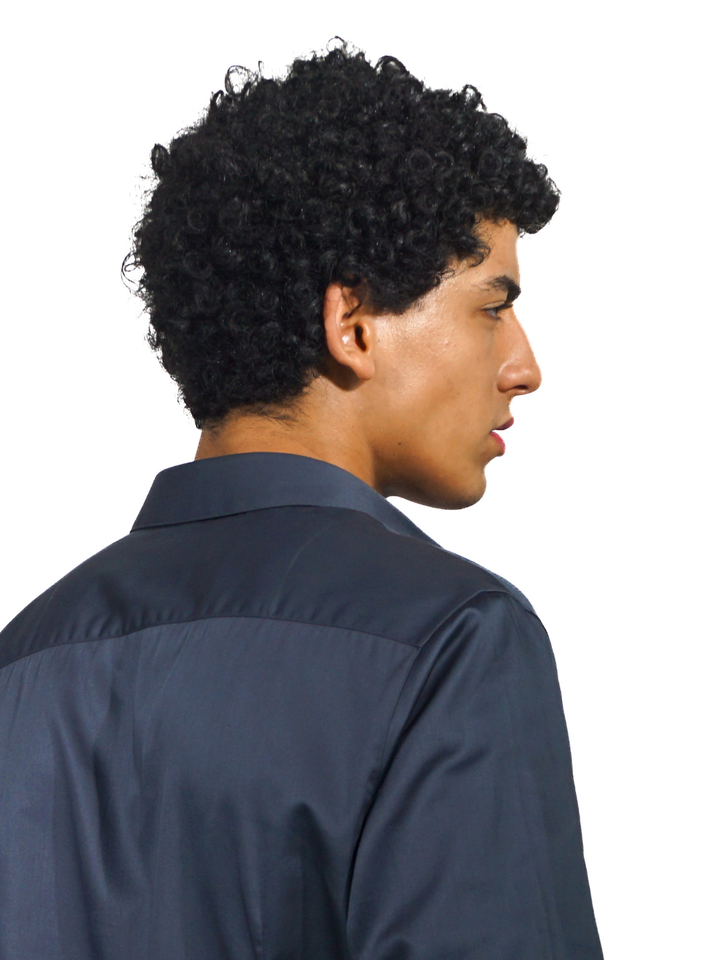 violet solid shirt for men 