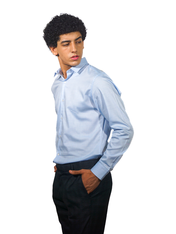 Sky Blue Long Sleeve Shirt
