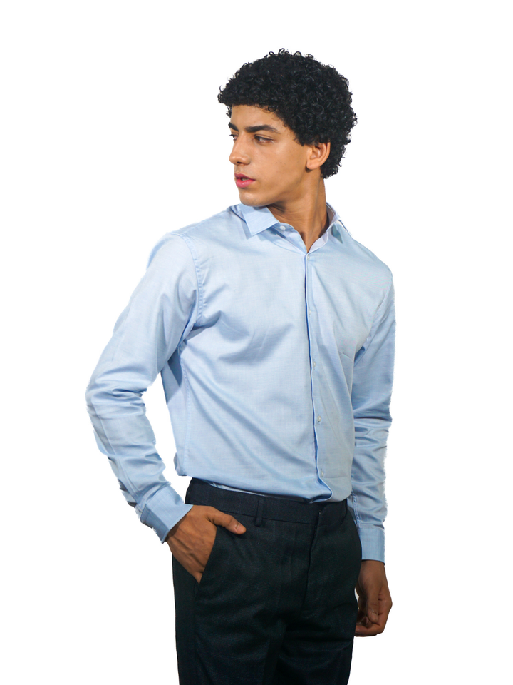 Sky Blue Long Sleeve Shirt