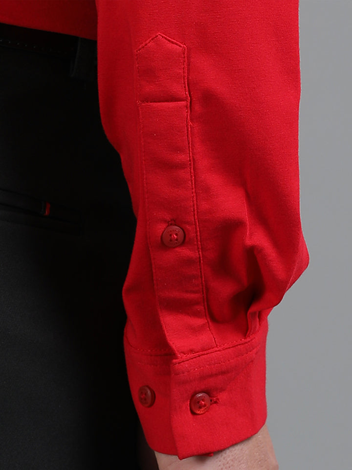 Auron Red supima knitted shirt