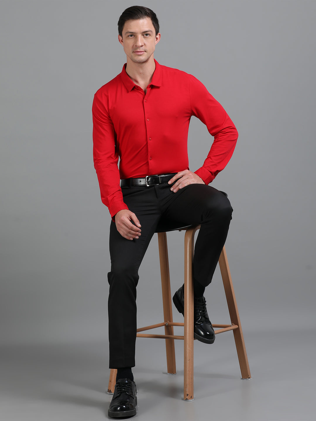 Auron Red supima knitted shirt