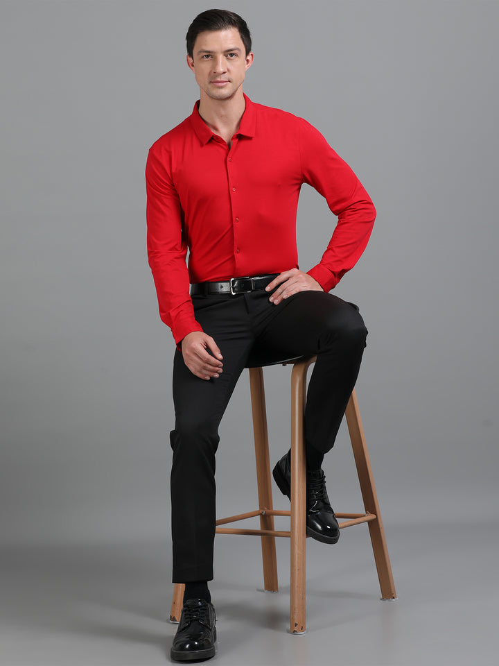 Auron Red supima knitted shirt