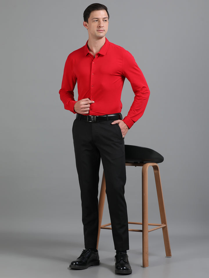 Auron Red supima knitted shirt