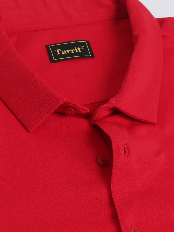 Auron Red supima knitted shirt