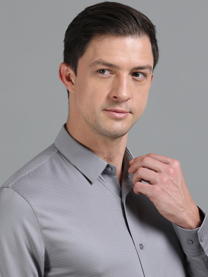 Elka Grey supima shirt