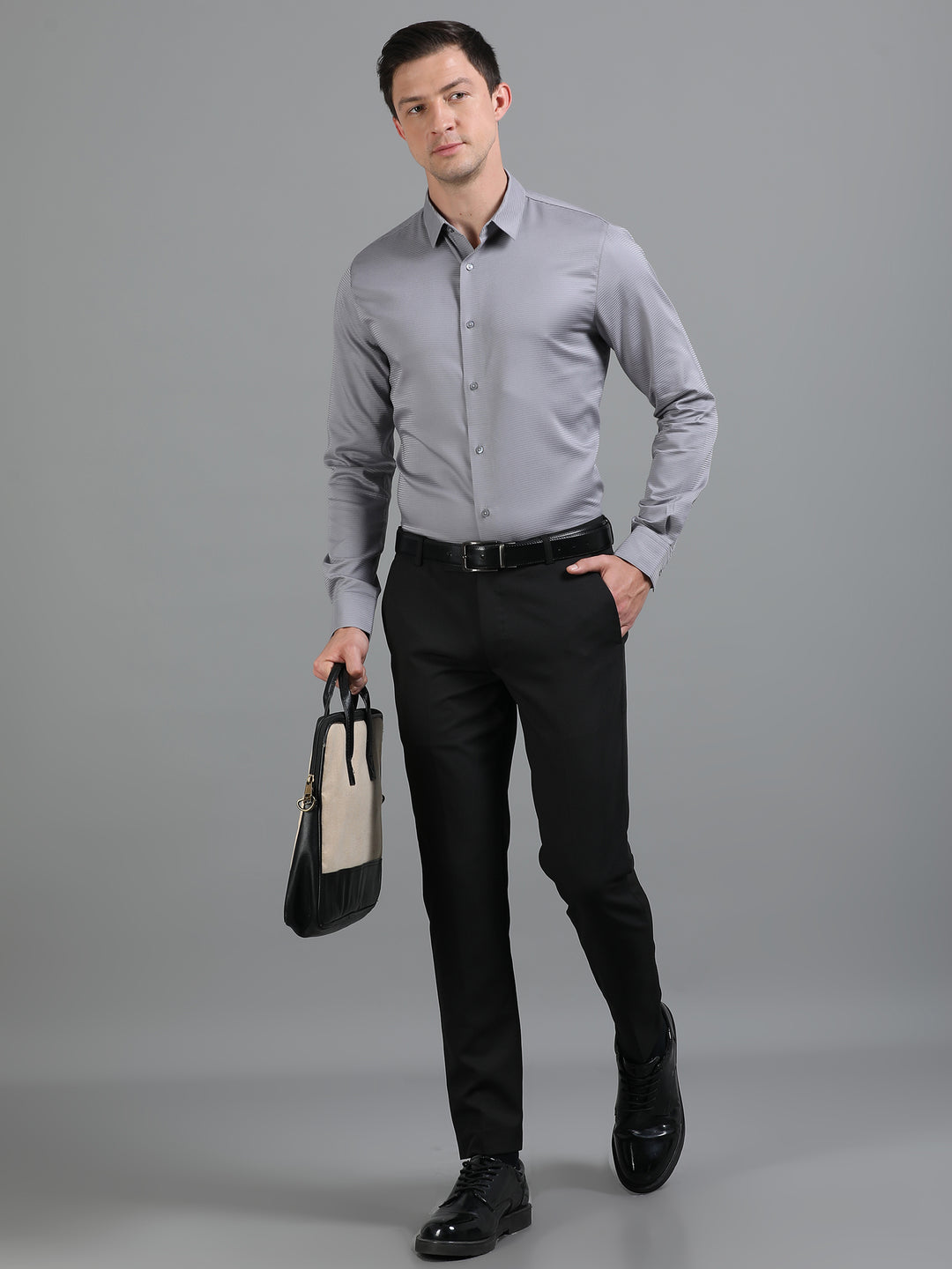 Elka Grey supima shirt