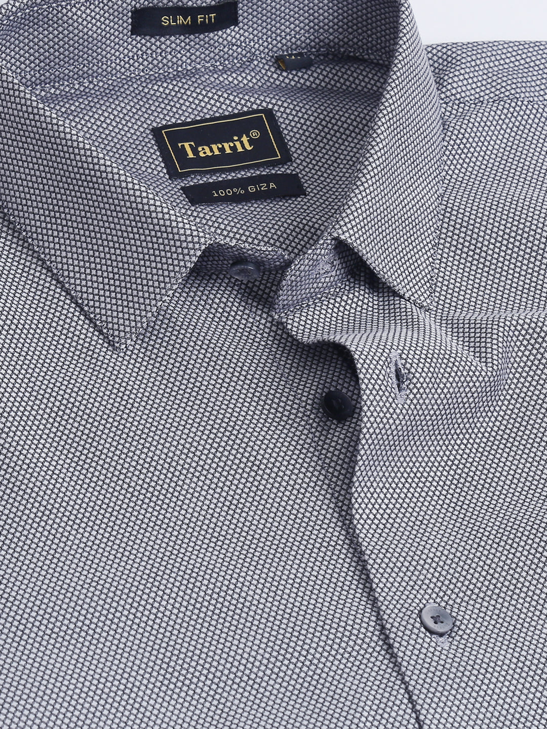 Boss black/grey jacquard shirt