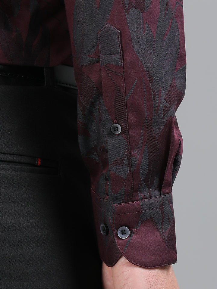 Lettuce Wine giza jacquard shirt
