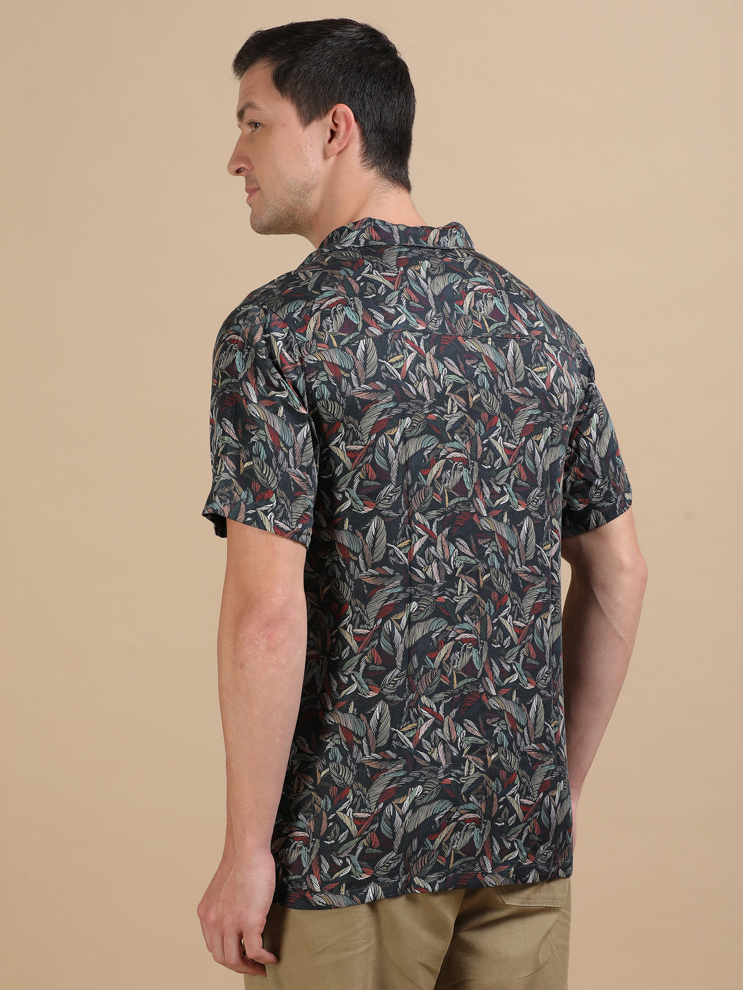 Starlet Black tencel printed shirt