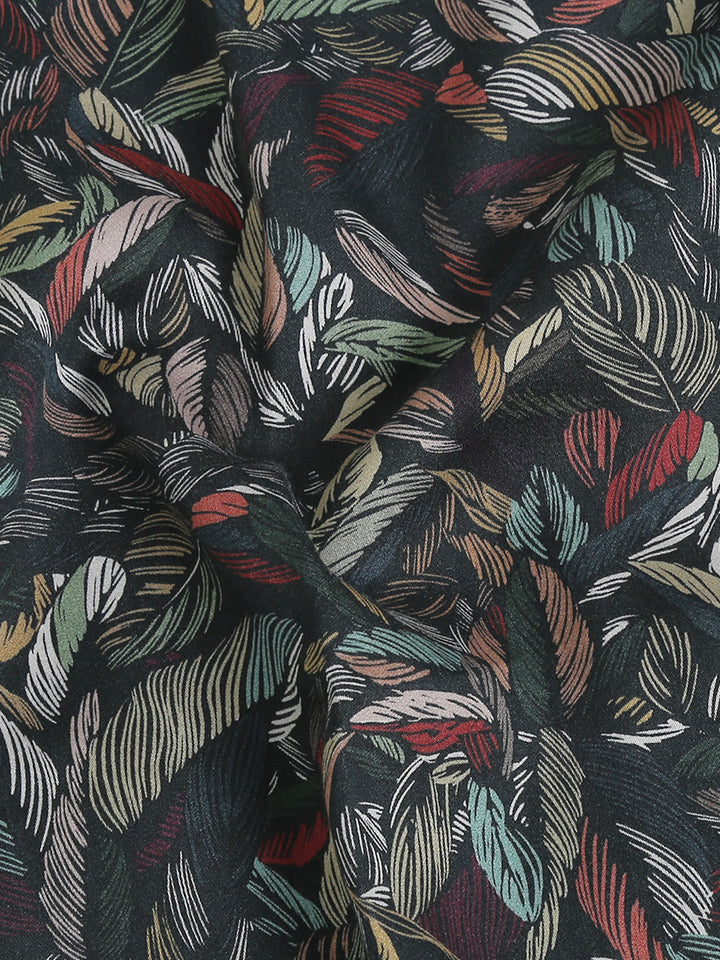 Starlet Black tencel printed shirt