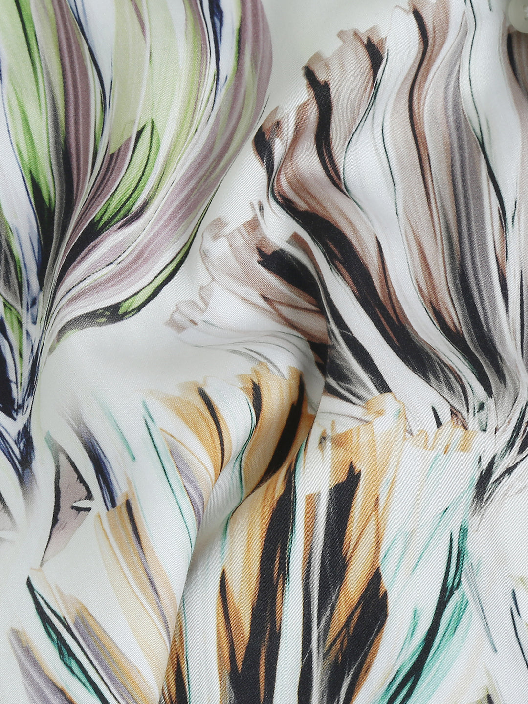 Antler White tencel printed shirt