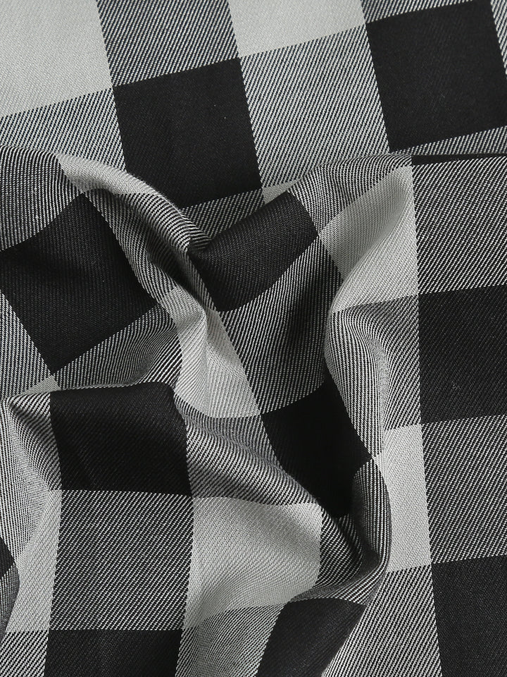Orla check fine cotton shirt
