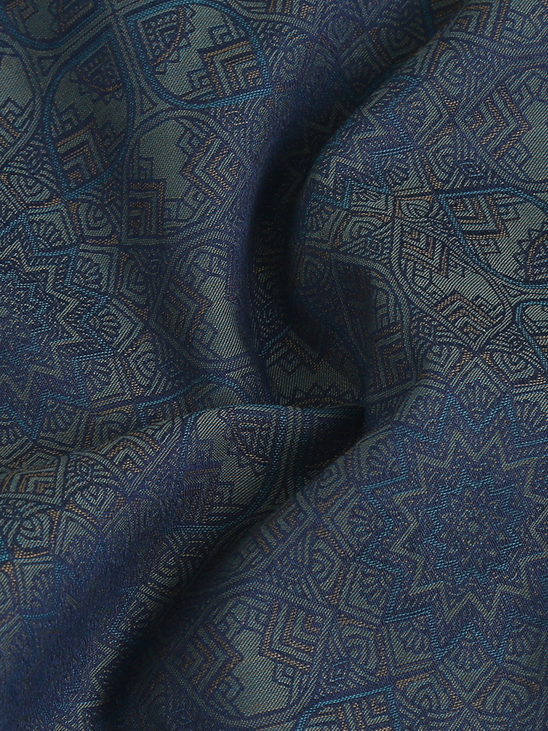 Sona Navy giza jacquard shirt