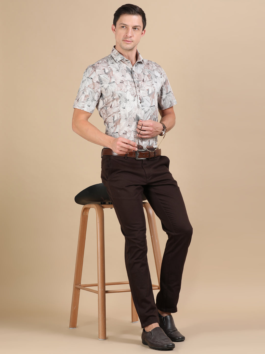 Aurea Multi giza printed shirt