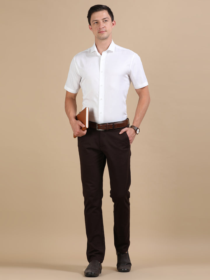 Ecru Groove tencel shirt