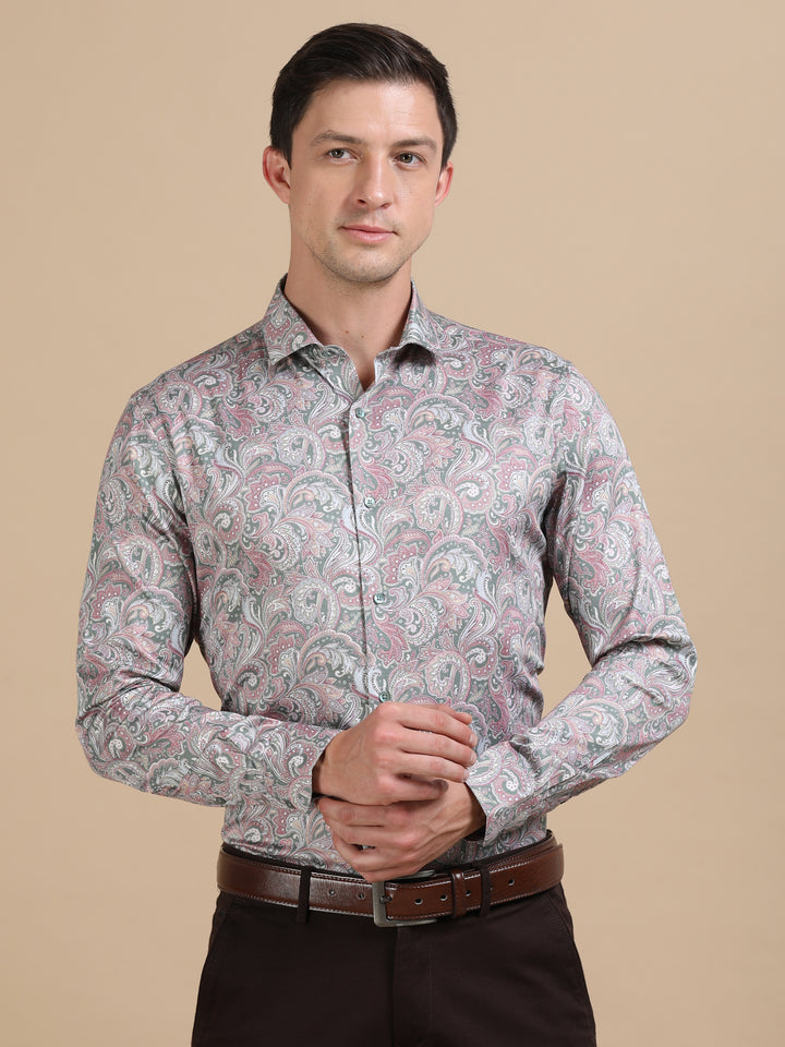 Kanaka giza jacquard shirt