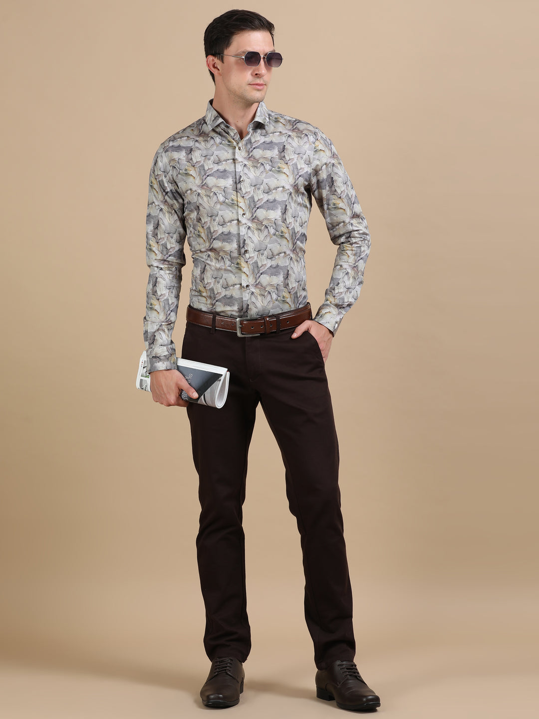 Hiranya Multi giza printed shirt