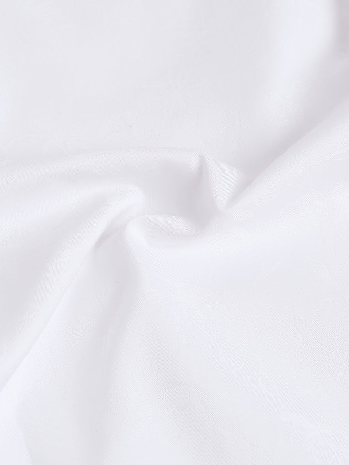 Christo White giza jacquard shirt