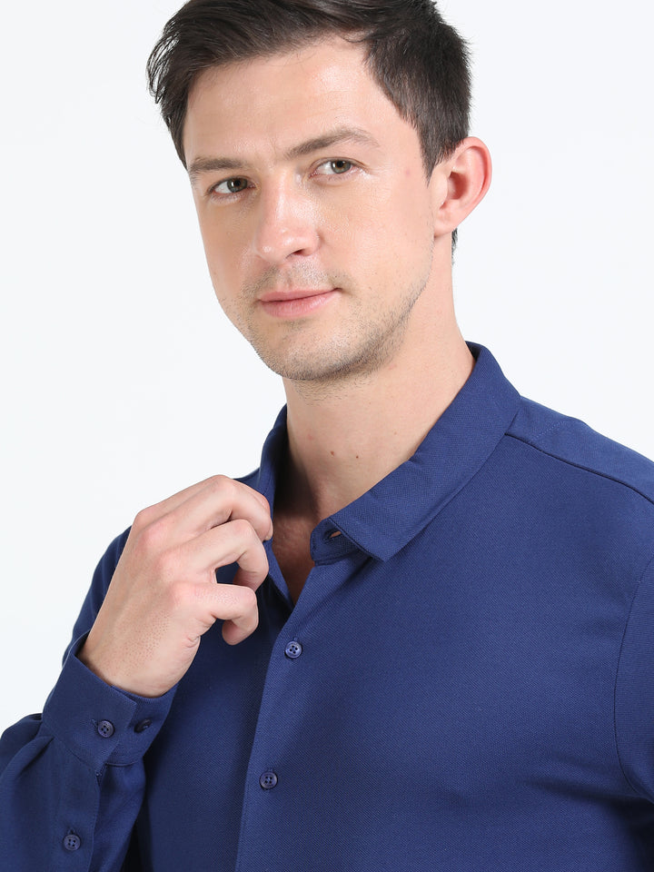 Aurum Royal rich cotton knit shirt