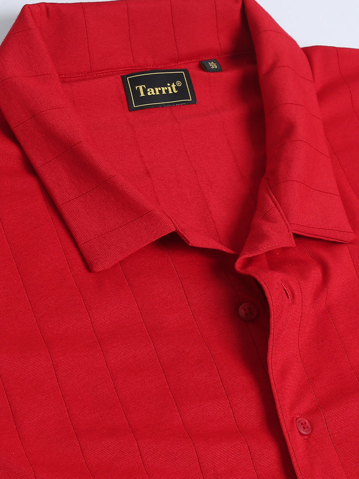 Gilt Red rich cotton knit polo
