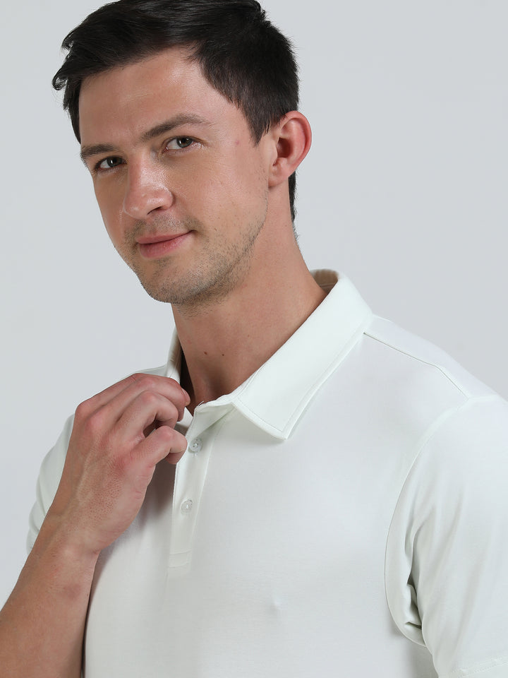Boston mint supima spandex cotton knit polo