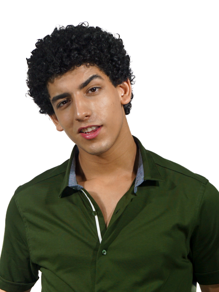 Supima PK Green Short Sleeve Shirt (Knit Shirt)