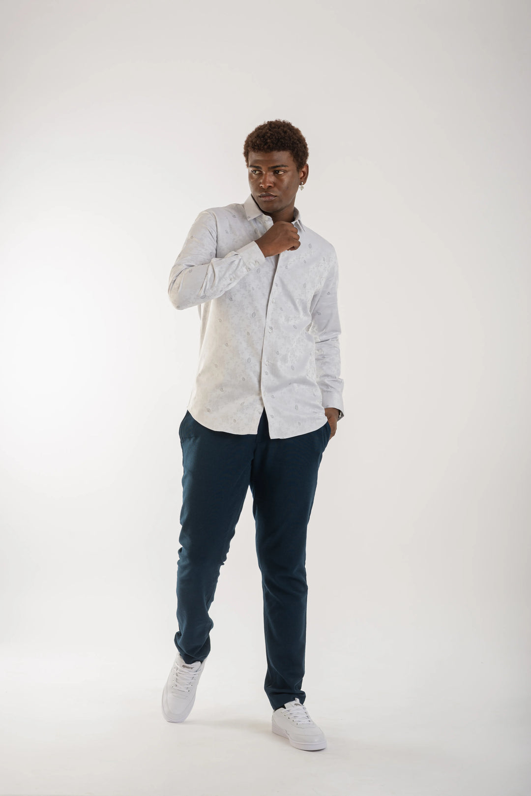 Giza grey shirt for men