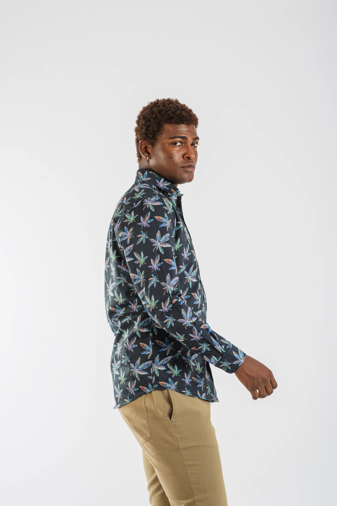 Giza Starleaves Printed Long Sleeve Shirt for Men