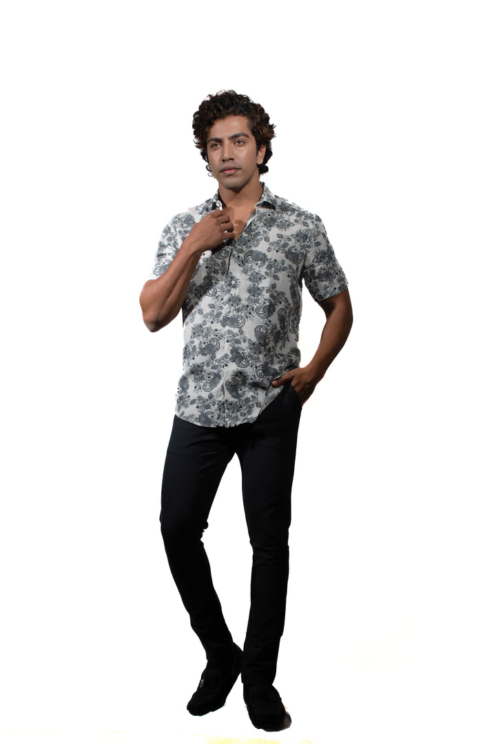 Hawk Linen Short Sleeve Shirt