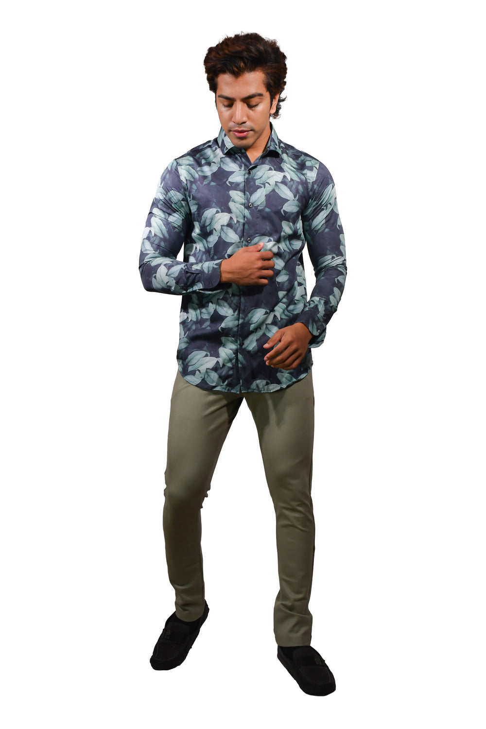 fancy Printed Long Sleeve Shirt for men