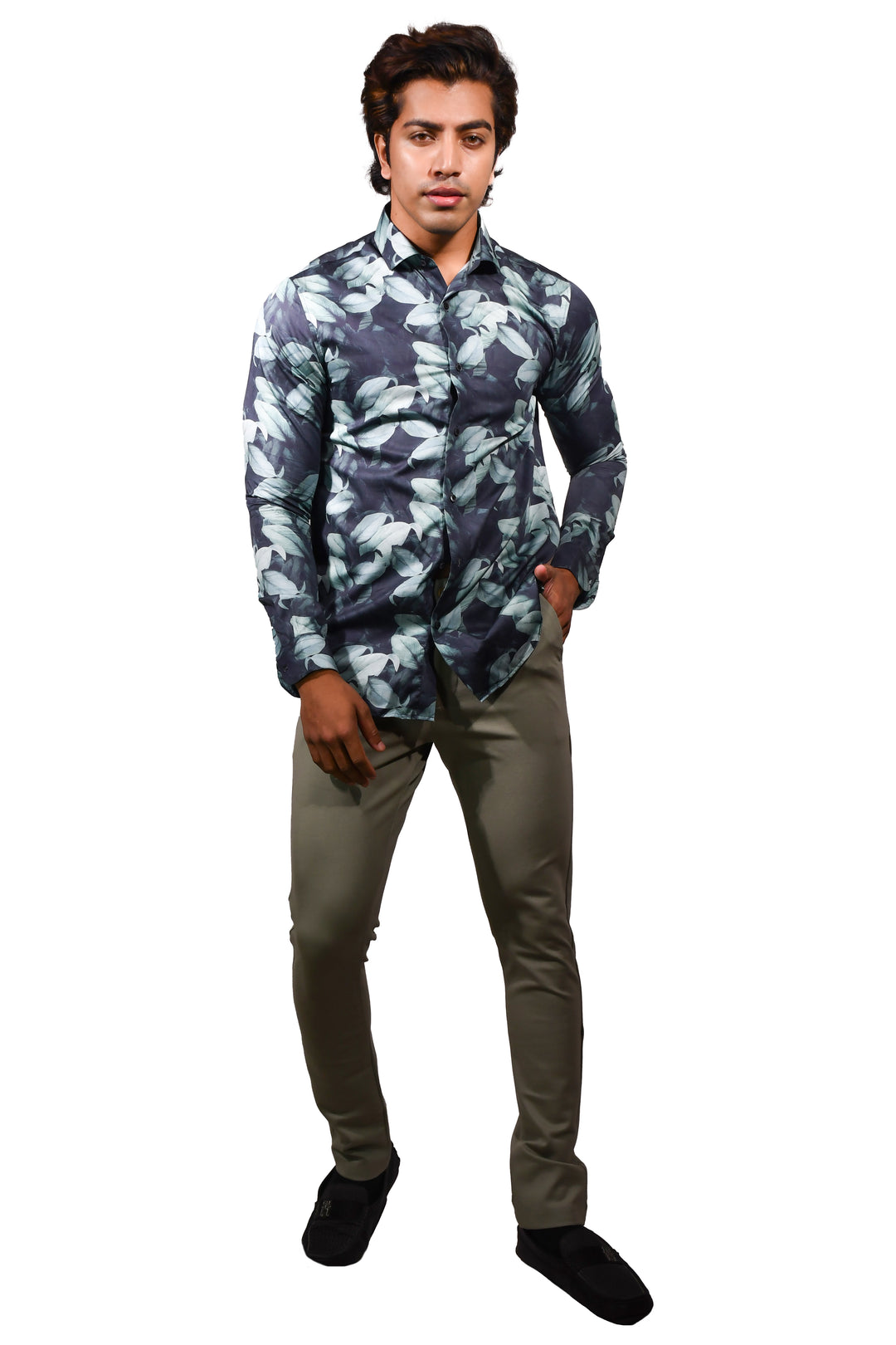 fancy Printed Long Sleeve Shirt for men