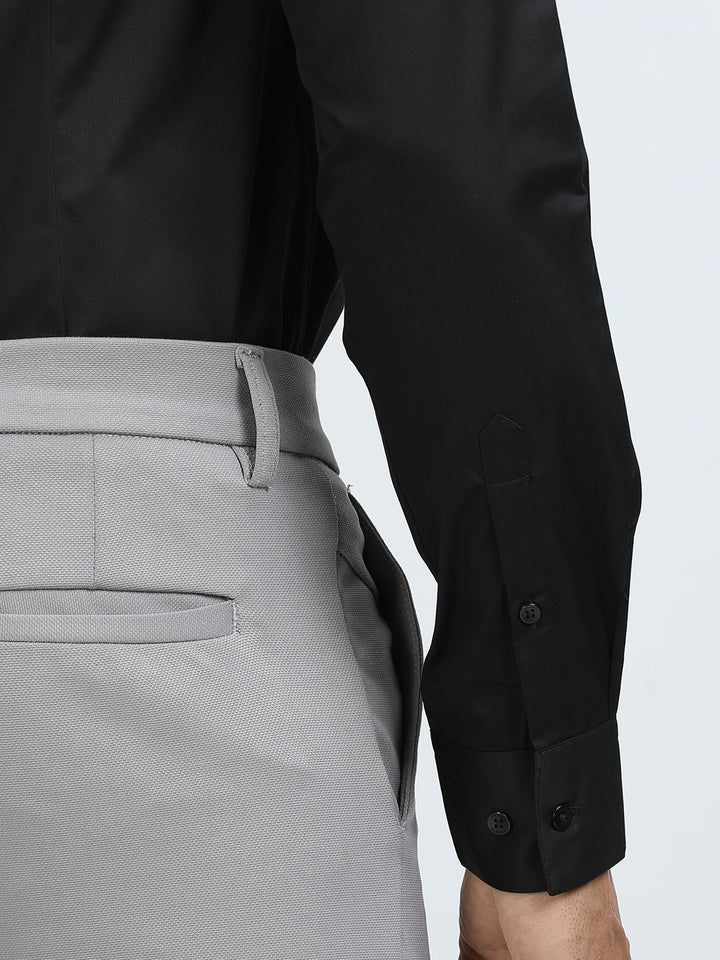 Black Giza Cotton Shirt