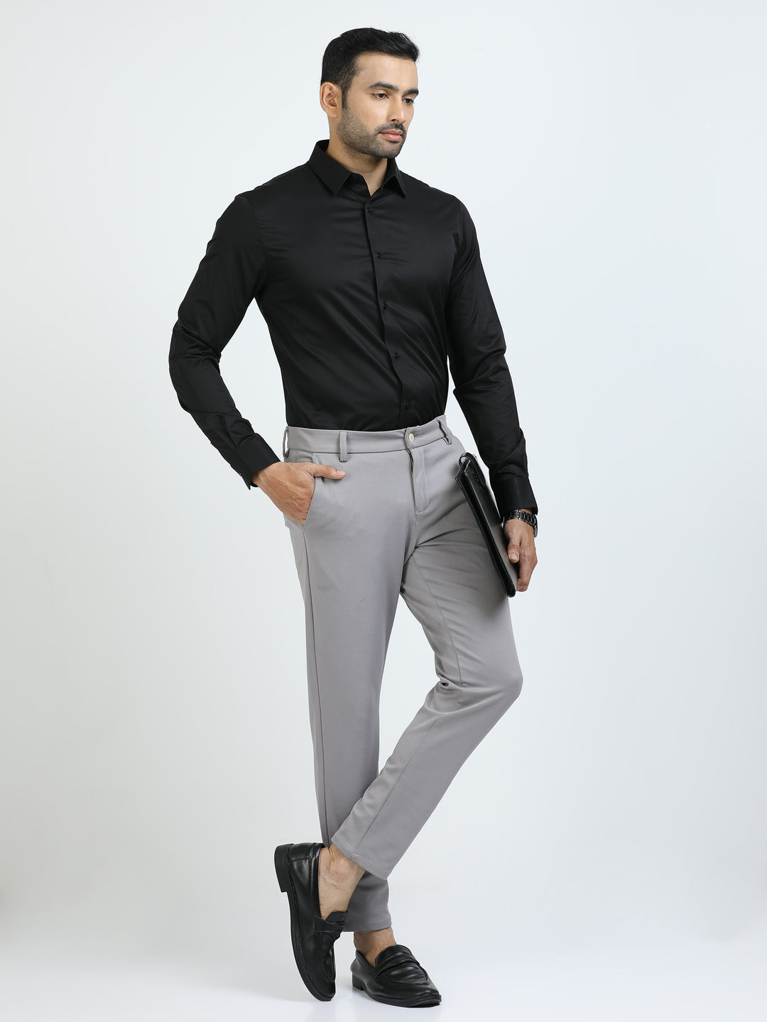 Black Giza Cotton Shirt