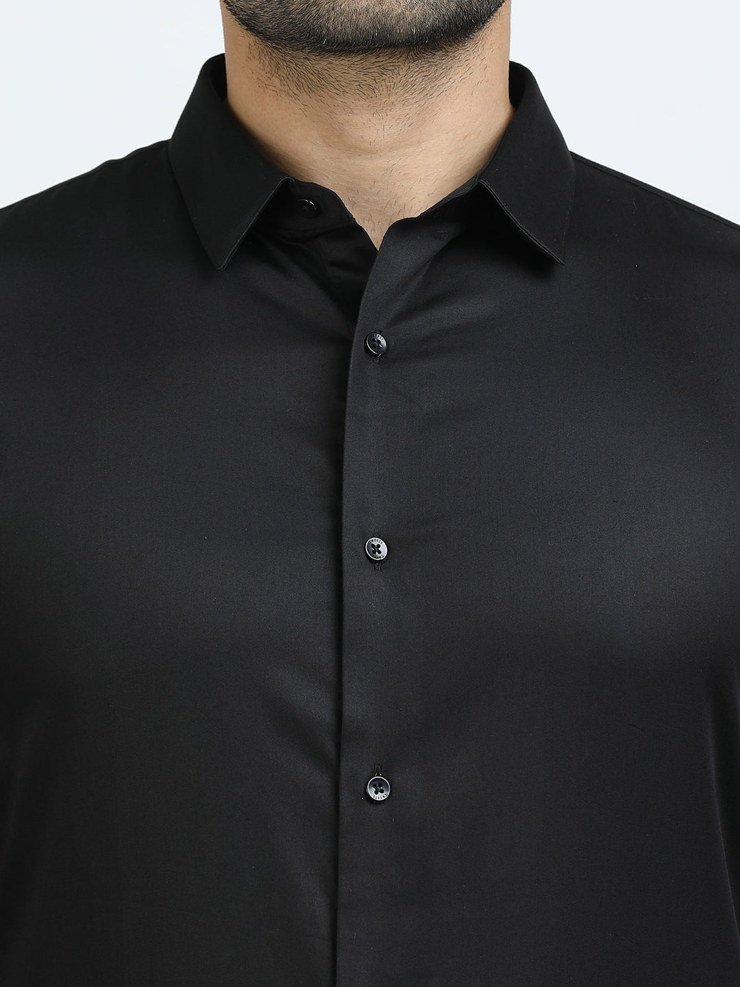 Black Giza Cotton Shirt