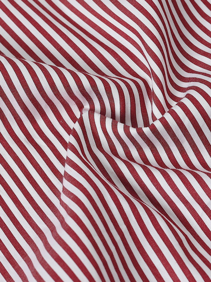 Red Vertical StripesGiza Shirt