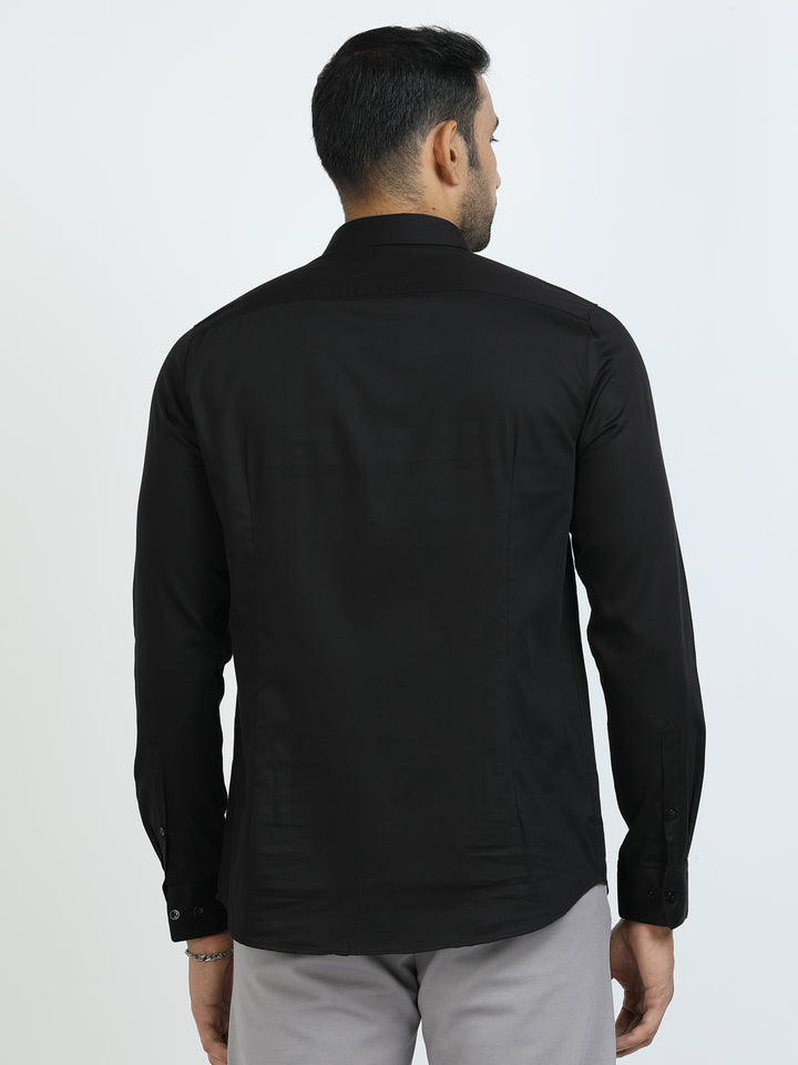 Black Tiger Jacquard shirt