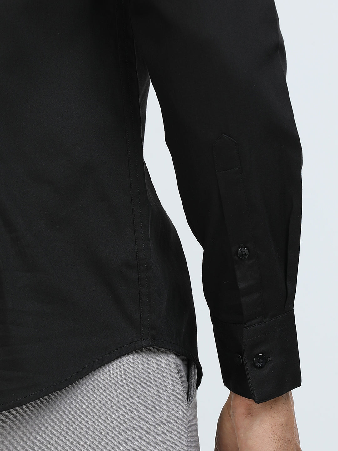 Black Tiger Jacquard shirt